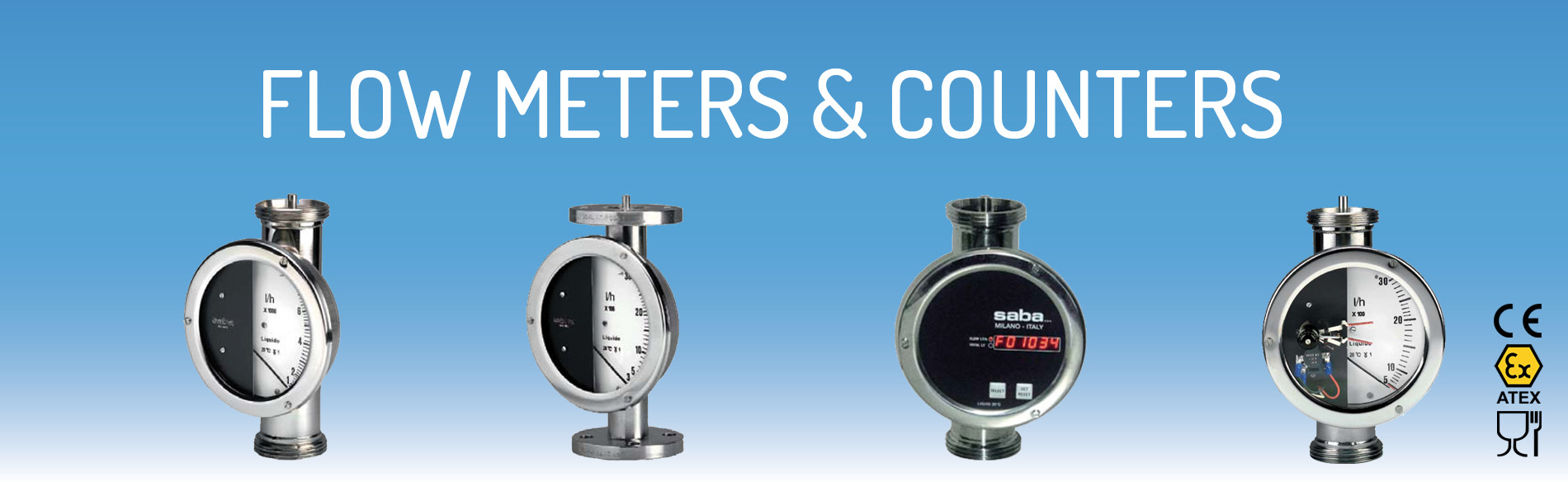Flow meters & counters